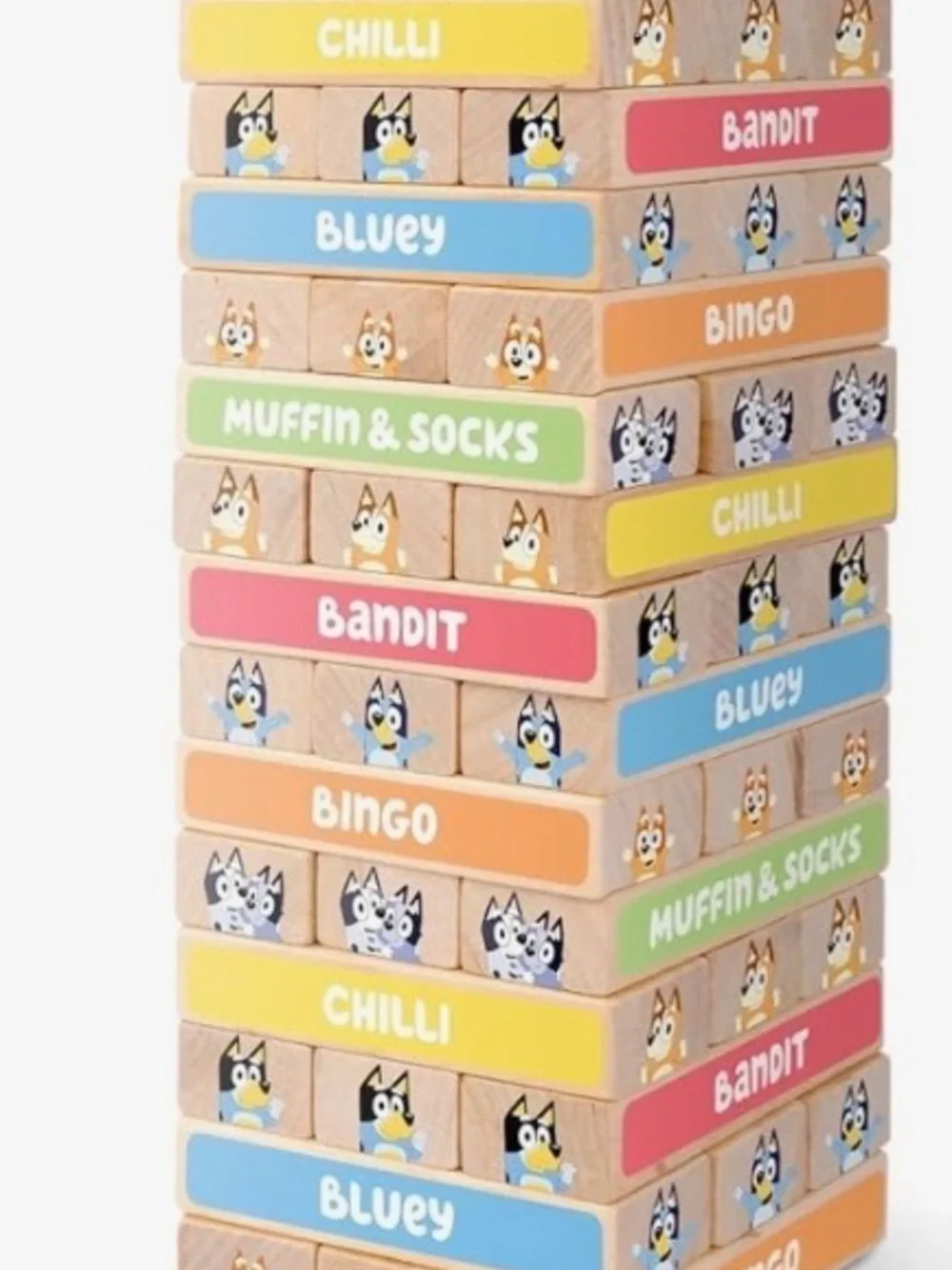 Bluey tumbling tower game (Jenga)